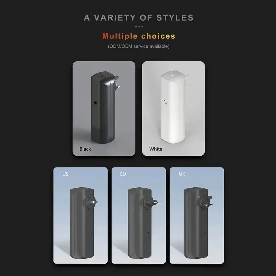 Home Fragrance Vaporizer - Diffuseur d'huiles essentielles enfichable mural, désodorisant