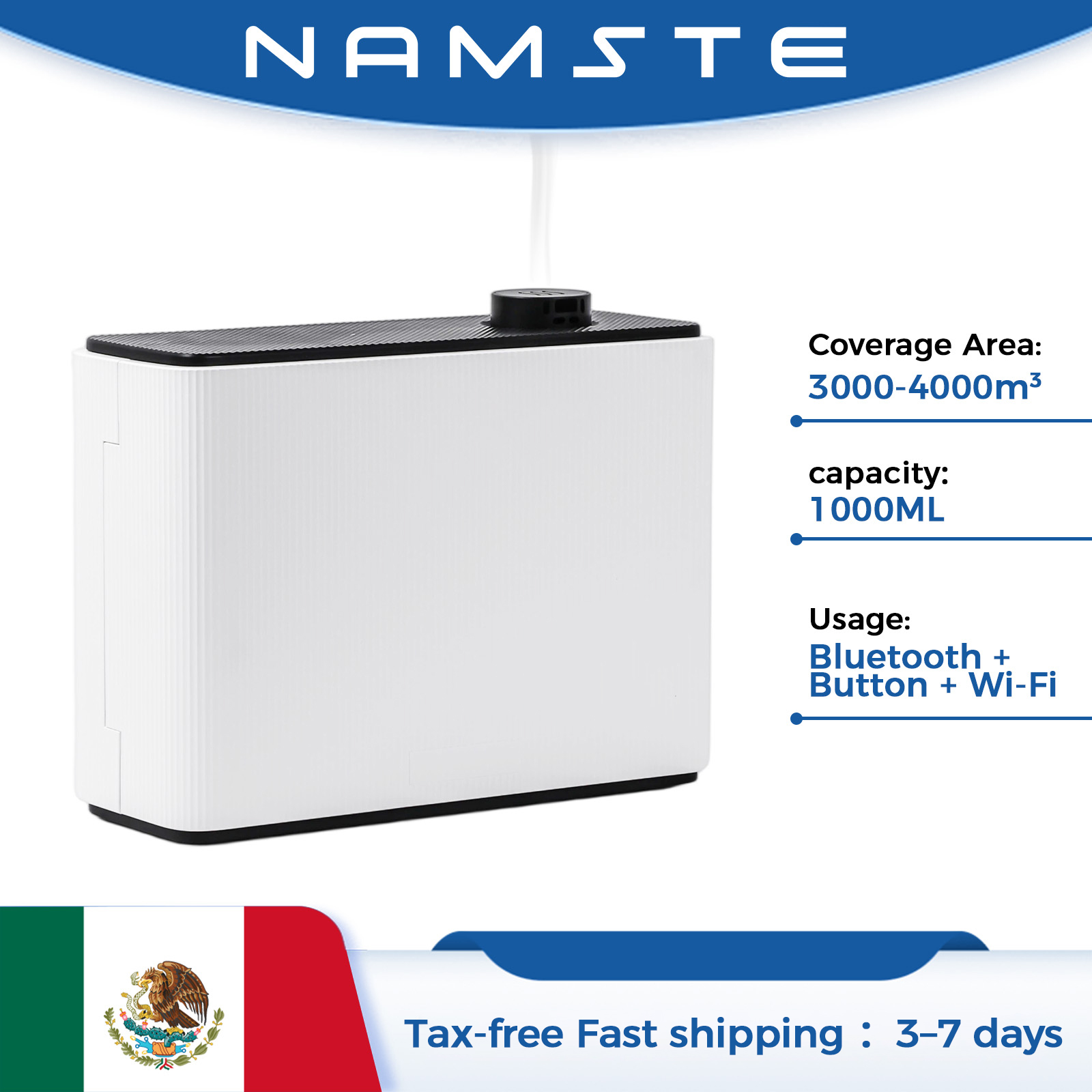 Home Fragrance Vaporizer - Diffuseur de parfum intelligent NAMSTE 1000ML