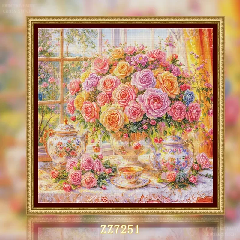 Home Fragrance Rose - Kit de broderie au point de