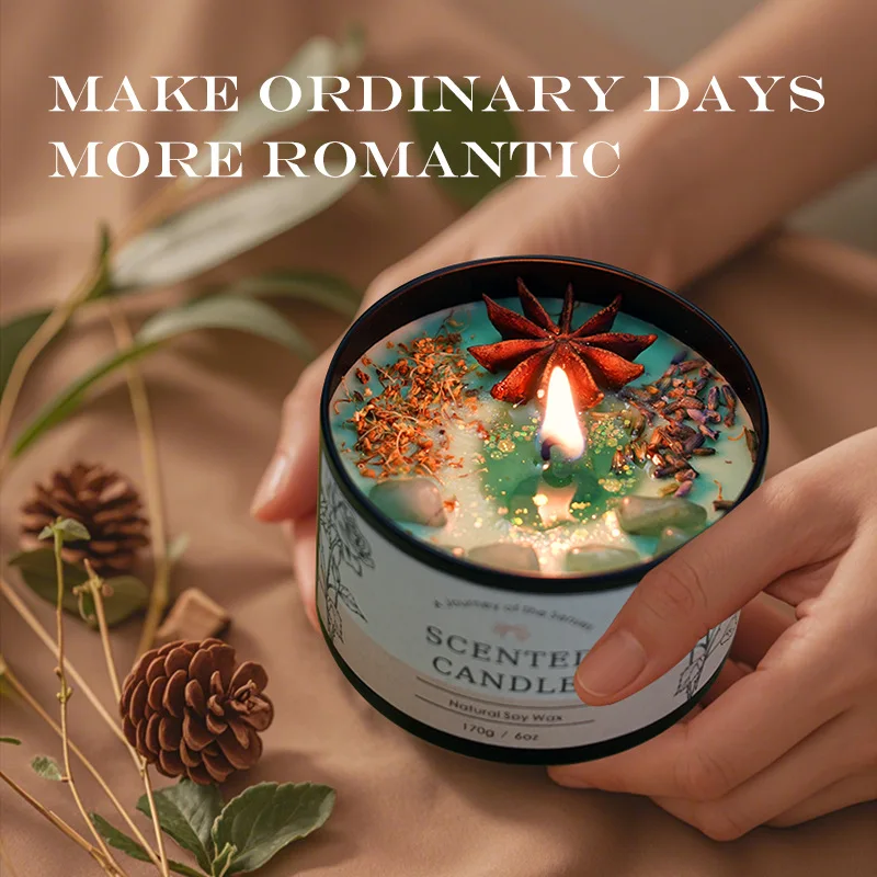 Fragrance In Home - Bougie d'aromathérapie en cristal créative 6OZ-décor