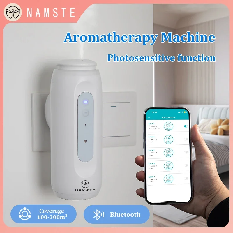 Home Fragrance Vaporizer - Diffuseur intelligent portable NAMSTE 100m³, prise
