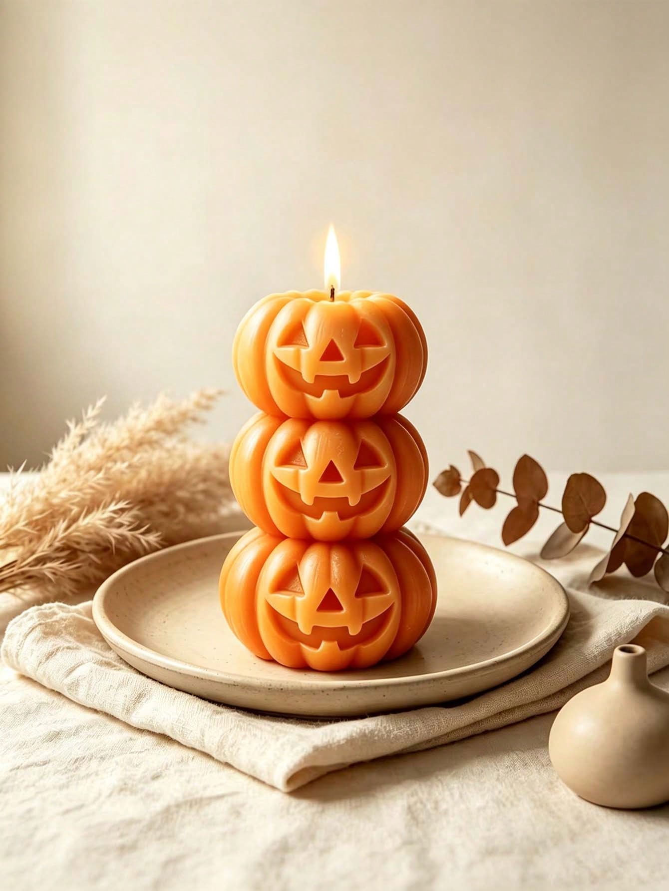 Fragrance In Home - 1 bougie d'Halloween en forme de