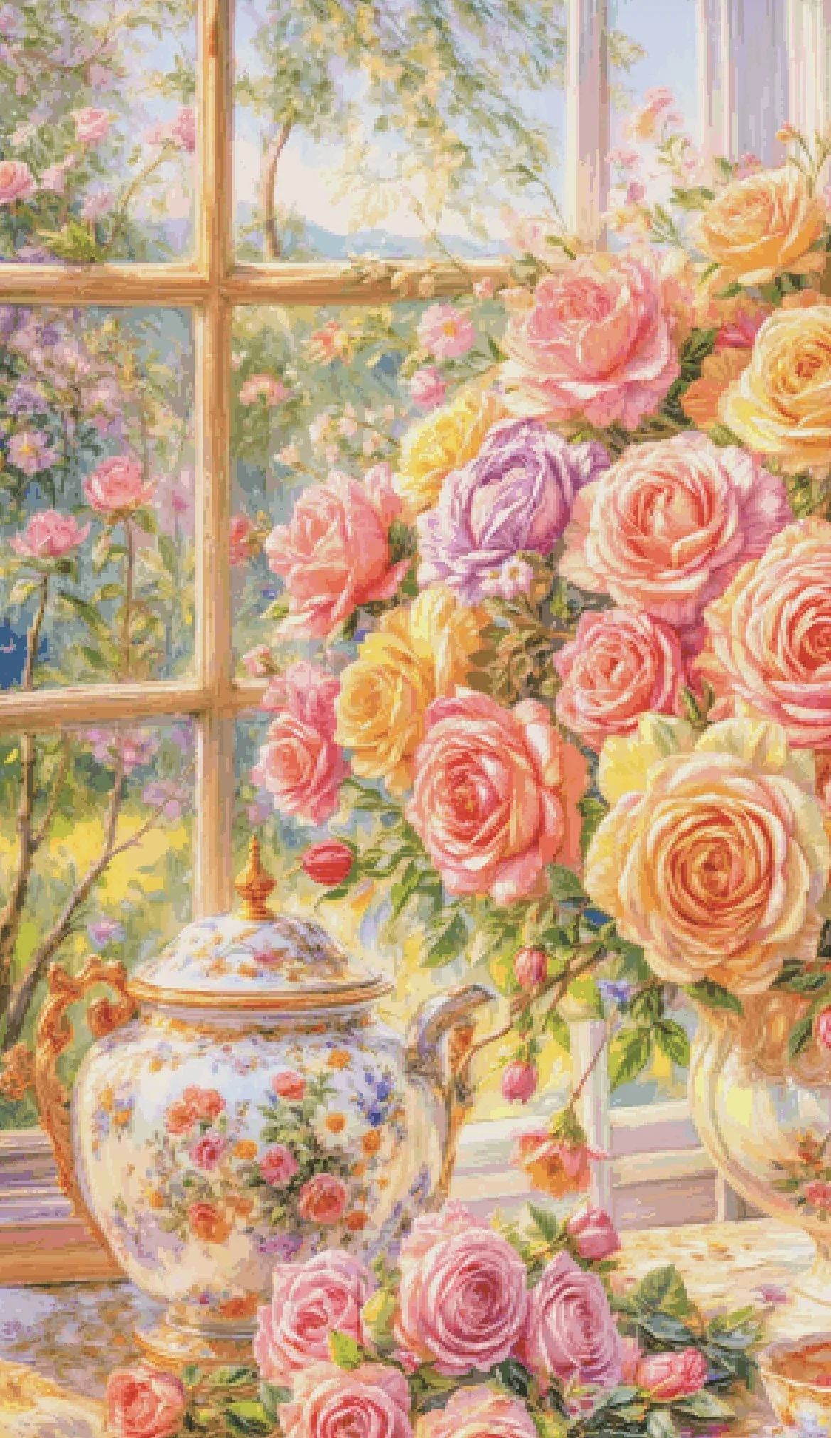 Kit de broderie au point de cr - Home Fragrance Rose avis et prix