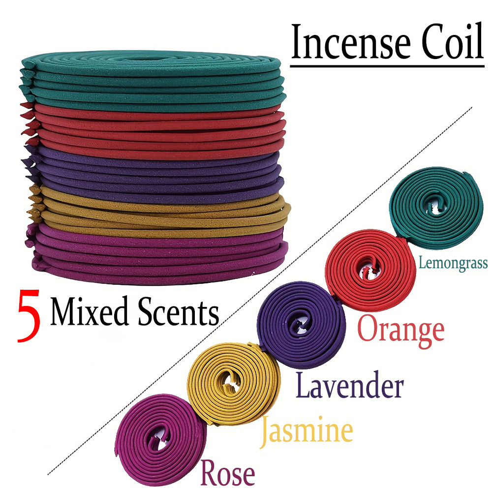 Ensemble mixte d'encens en spi - Home Fragrance Rose avis et prix
