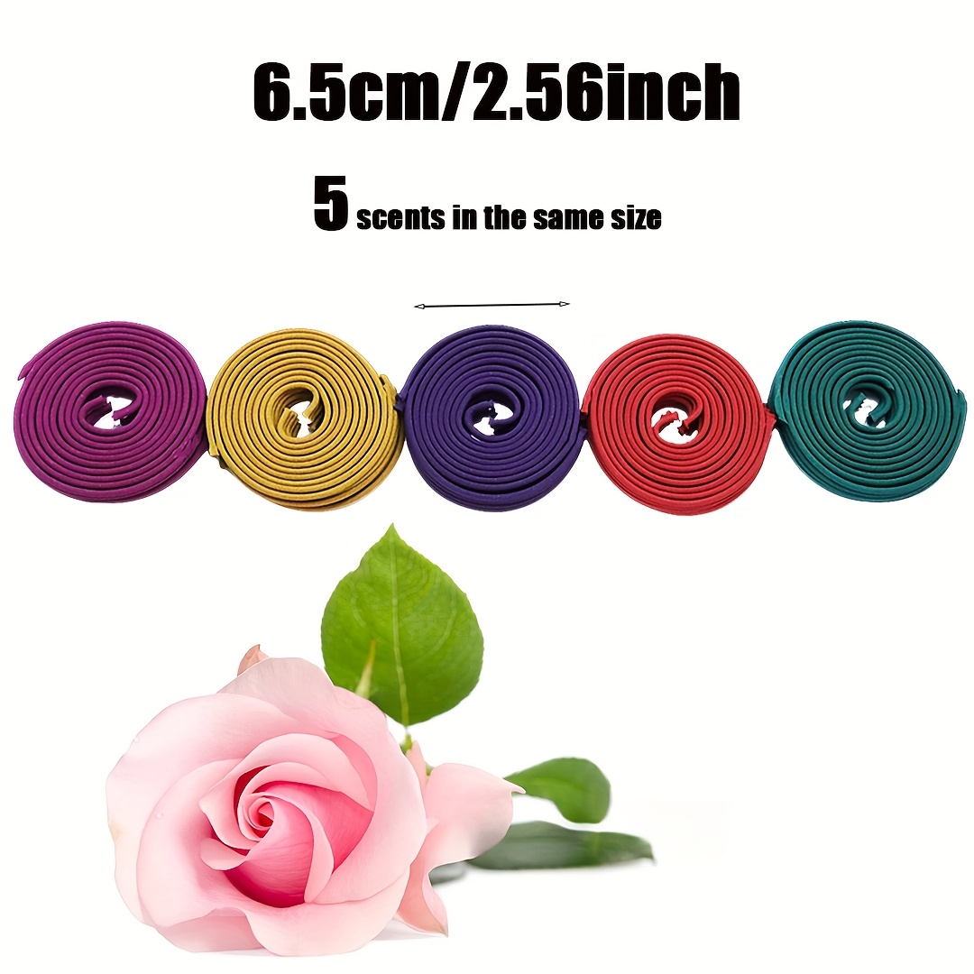 Ensemble mixte d'encens en spi - Home Fragrance Rose avis et prix